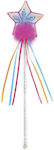 Rainbow Carnival Wand Fuchsia 6pcs