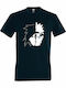 Naruto Sasuke Split Face, Anime T-shirt Наруто