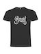 Tshirtakias T-shirt Logo σε Μαύρο χρώμα