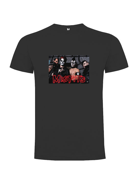Tshirtakias T-shirt 2 σε Μαύρο χρώμα