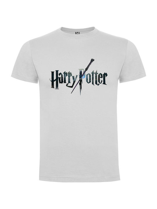 Tshirtakias Adventures Logo Tricou Harry Potter Alb