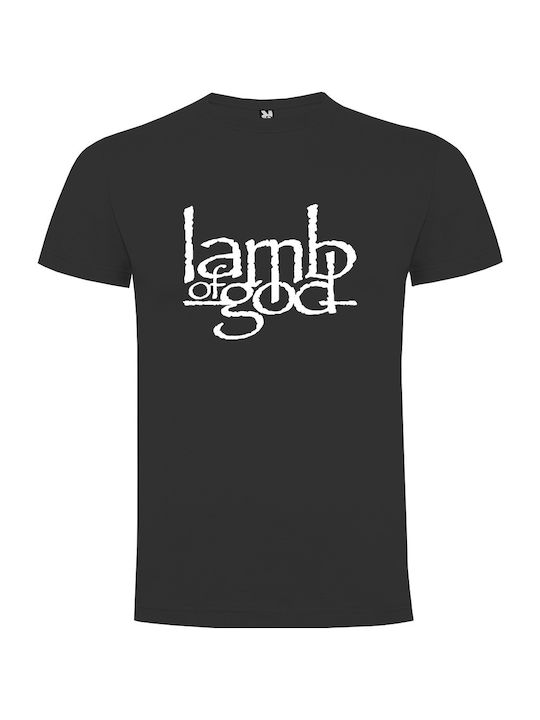 Tshirtakias T-shirt Lamb God Logo σε Μαύρο χρώμα