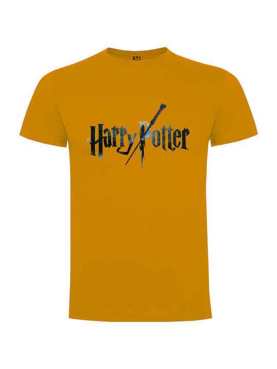 Tshirtakias Adventures Logo Tricou Harry Potter Portocaliu