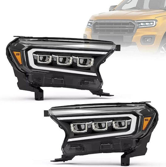 Vland Μπροστινά Φανάρια Led για Ford Ranger 2τμχ