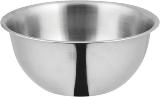 Dianomiki Stainless Steel Mixing Bowl with Diameter 16cm and Height 5.5cm.
