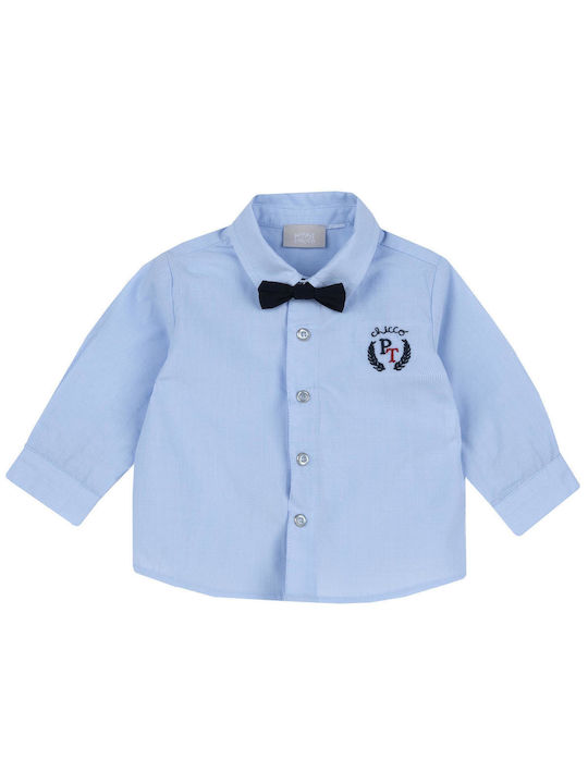 Chicco Kids One Color Shirt Light Blue