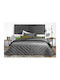 Manterol Casa Duvet Cover with Microfiber Filling Queen 235x270cm Gray 750 GSMGsm