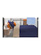 Manterol Casa Κουβερτοπάπλωμα με Γέμιση Microfiber Υπέρδιπλο 235x270εκ. Μπλε