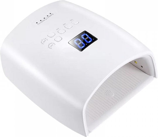 SUNS10 Nail Polish Curing Lamp UV / LED Battery Operated 48W White
