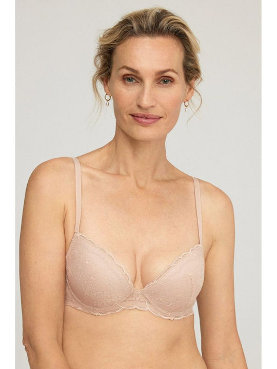 Promise Basic Collection Ροζ Σουτιέν Push Up