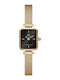 Daniel Wellington Γυναικείο Ρολόι 18mm Μπαταρίας με Χρυσό Μεταλλικό Μπρασελέ