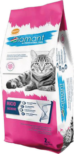 Diamant Cat Premium Micio Ξηρά Τροφή για Ενήλικες Γάτες με Σολομό 2kg