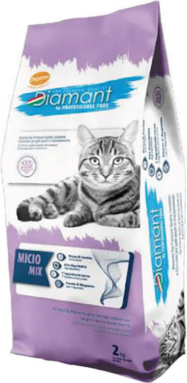 Diamant Cat Premium Micio Ξηρά Τροφή για Ενήλικες Γάτες με Κρέας / Ψάρια 2kg