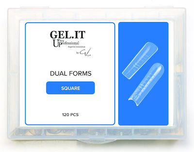 GEL.IT.UP Square False Nail Form Dual Forms 120pcs 70070083