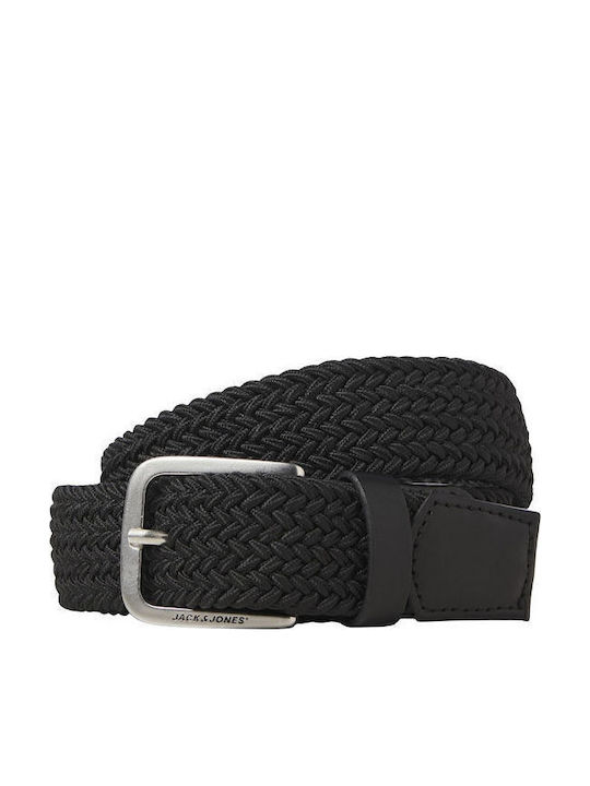 Jack & Jones Men's Belt Knitted Black