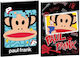 Back Me Up Τετράδιο Ριγέ Β5 40 Φύλλων Paul Frank Digital Skate (Διάφορα Σχέδια/Χρώματα)