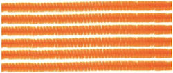 Glorex Pipe Cleaners 10pcs in Orange Color