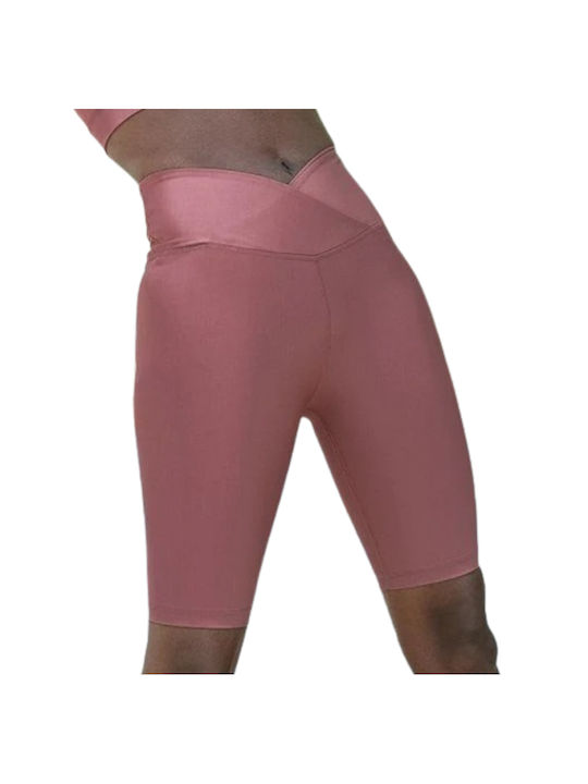 Lismina Frauen Fahrrad Leggings Rosa