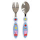Stor Baby Set with Fork made of Metal Light Blue 2pcs