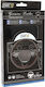 Sumex Car Steering Wheel Cover Tailored with Diameter 37-39cm Leather Black with Black Stitching