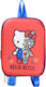 Sunce Rucsac de Prânz pentru Școală 5.4lt Roșu Hello Kitty 21 x 9 x 26cm