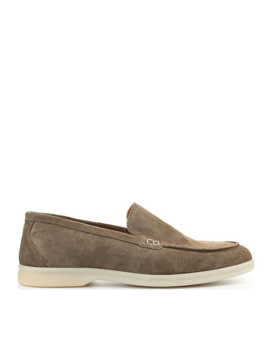Antonio Shoes Men's Leather Moccasins Green