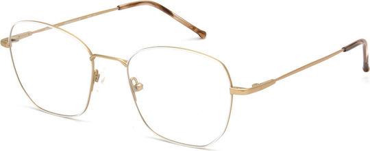 Gigi Barcelona Elna Femei Metalic Rame Ochelari Alb 8076/5
