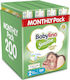 Babylino Tape Diapers Sensitive Cotton Soft Monthly Pack No. 2 for 3-6 kgkg 200pcs