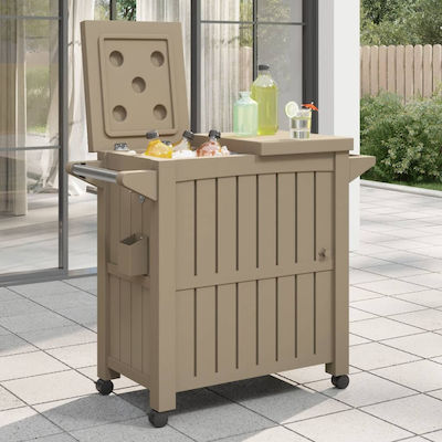 vidaXL Commercial Kitchen Serving Cart H86.5xW102xD46cm 364170