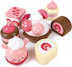 Hape Strawberry Dessert Wooden for 3 Plus Years 7 Pieces