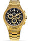 Louis XVI Men's Watch 42mm Chronograph Battery with Gold Metal Bracelet