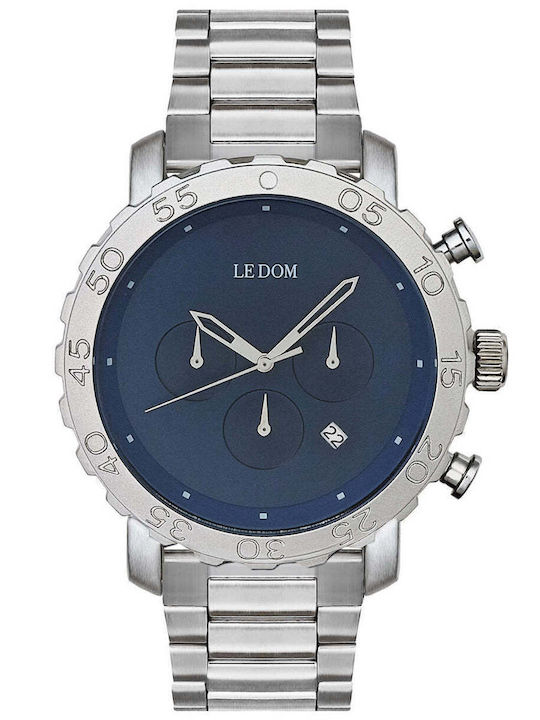 Le Dom Women's Watch Chronograph with Silver Me...