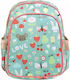 A Little Lovely Company School Bag Backpack Kindergarten Multicolour with Water Bottle Holder
