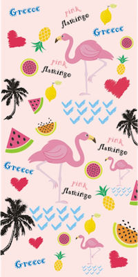 Beach Towel Pink 150x75cm.