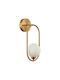 Italux Lupus Wall Lamp with G9 Bulb Base Gold