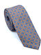 Legend Accessories Silk Men's Tie Printed Navy Blue