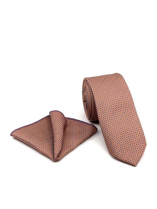Legend Accessories Men's Tie Set Monochrome Orange