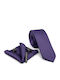 Legend Accessories Synthetic Men's Tie Set Monochrome Purple