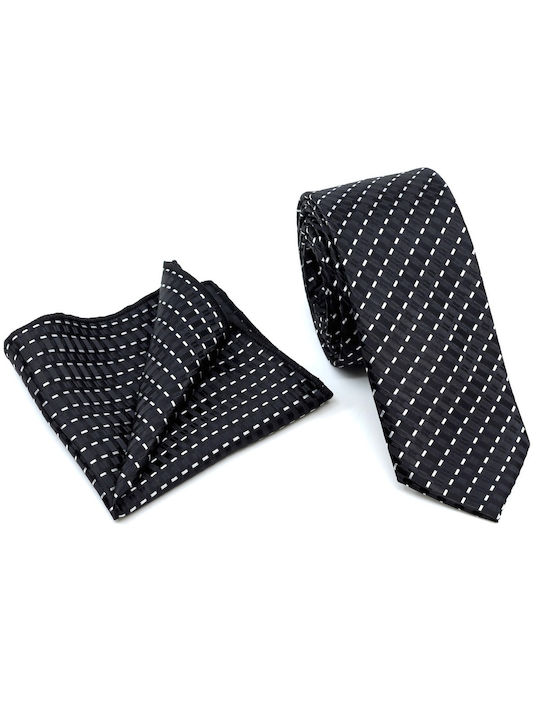 Legend Accessories Set de Cravată pentru Bărbați Tipărit în Culorea Negru