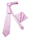 Legend Accessories Herren Krawatten Set Gedruckt in Rosa Farbe