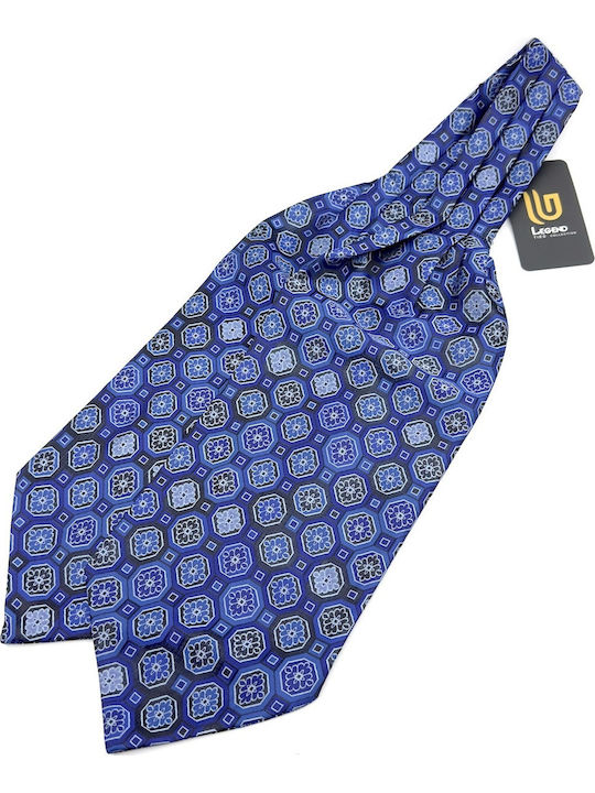 Legend Accessories Ανδρική Γραβάτα με Σχέδια σε Μπλε Χρώμα