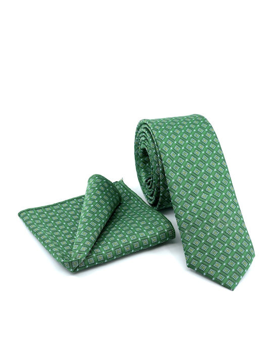 Legend Accessories Men's Tie Set Printed Green