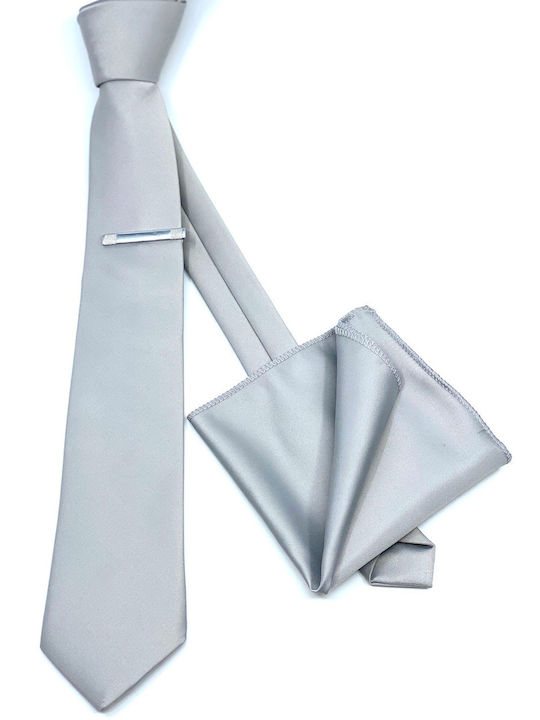 Legend Accessories Men's Tie Set Monochrome Gray