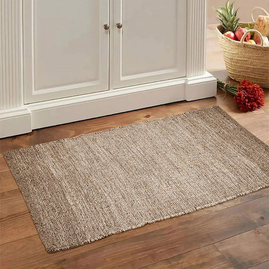 Lino Home Patty Rectangular Kitchen Mat with Anti-slip Underlay Brown 60x90εκ.