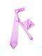 Legend Accessories Men's Tie Set Printed Pink