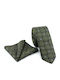 Legend Accessories Men's Tie Set Printed Green