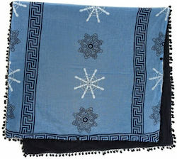 MiandMi Beach Towel Pareo Blue