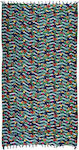 FMS Beach Towel Pareo with Fringes 170x90cm.