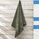 Peiraiki Patraiki Beach Towel Green 130x70cm.