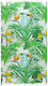 Aquablue Beach Towel Pareo Green with Fringes 170x90cm.